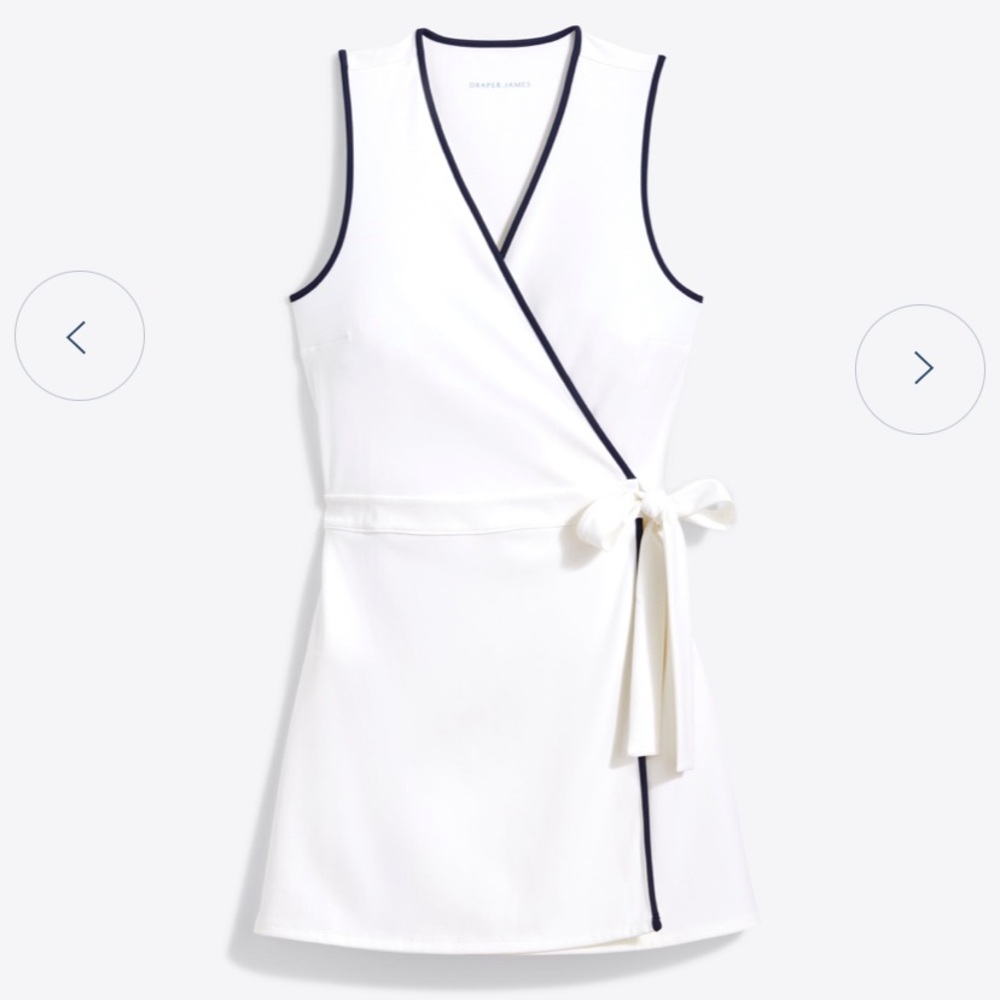 Draper James Tennis Dress in White small